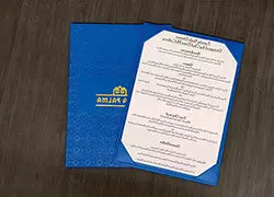 Menubordontwerp voor cafés en restaurants