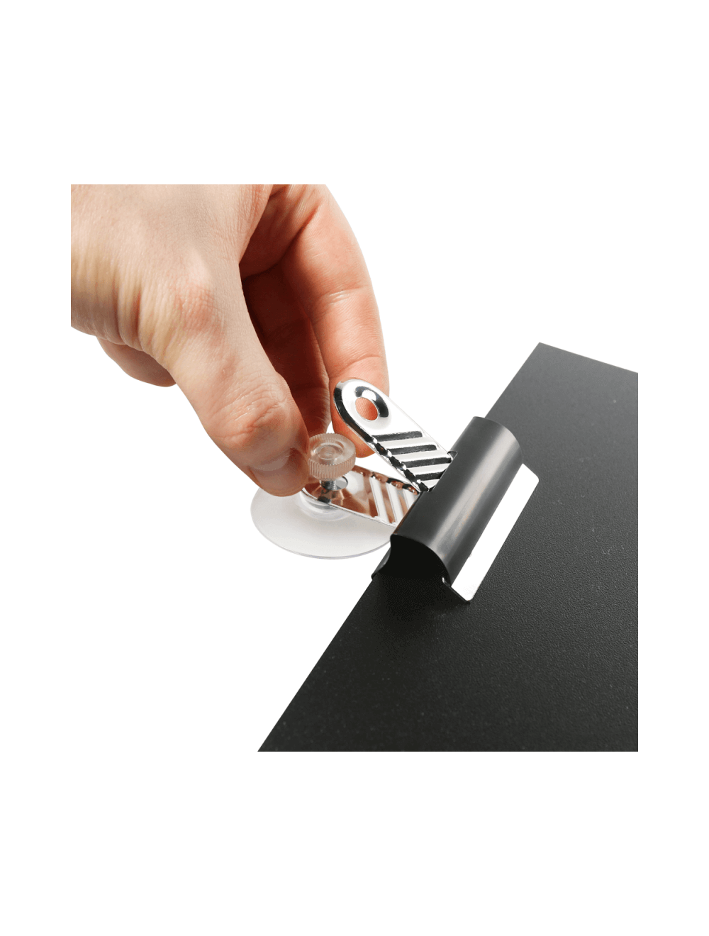 Window Display Chalkboard met Bulldog -clip