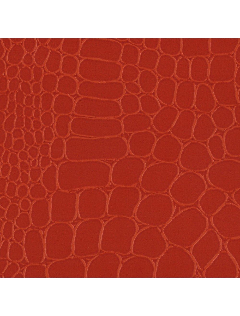Berlijn Croco Orange Material Swatch