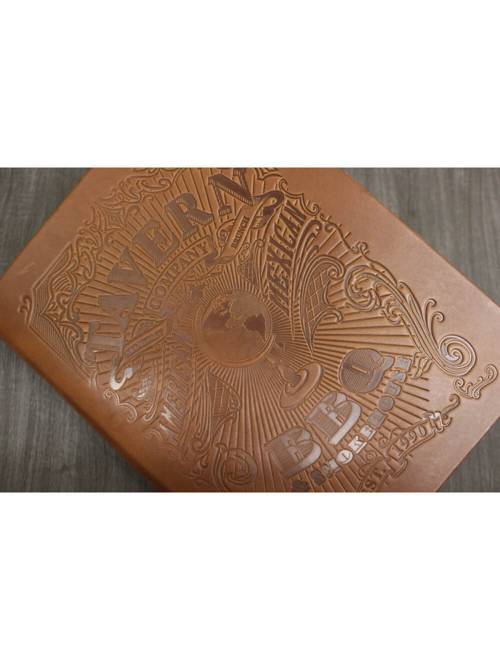 Zadel verbergen het volledige lederen ringmap