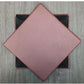 Dark Grapeshelly Leather Coaster- 10 cm Sq (verkoopitem)