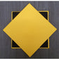 Yellow Shelly lederen achtbaan- 10 cm m² (verkoopitem)