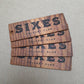 Eiken vloer houten sleutel tags