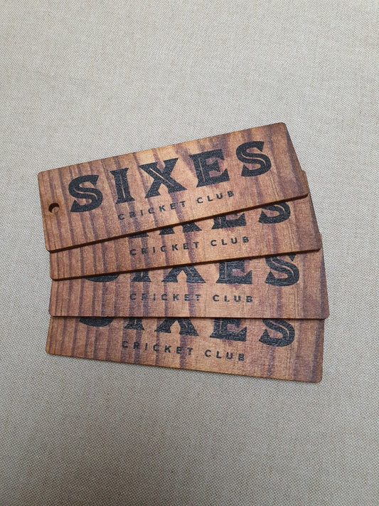 Eiken vloer houten sleutel tags