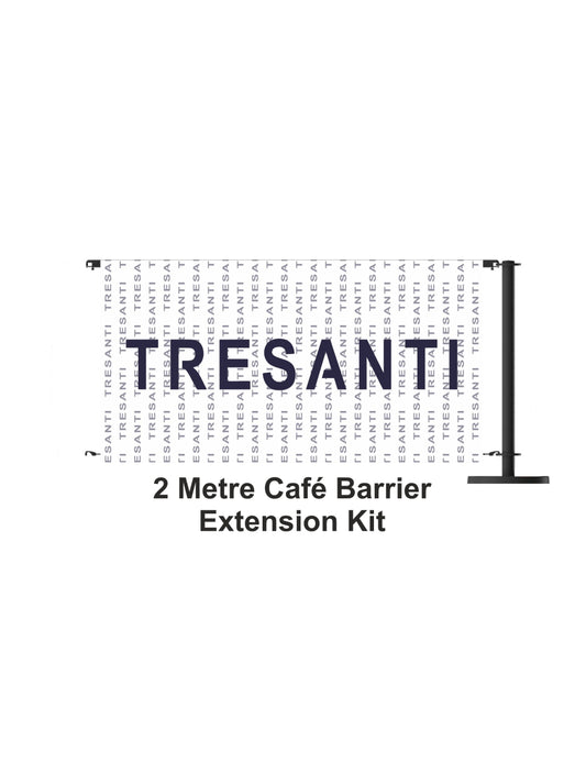 2 meter café barrière -uitbreiding kit