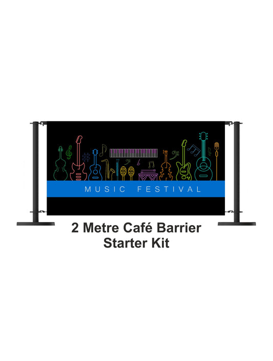 2 Meter Cafe Barrière Starter Kit
