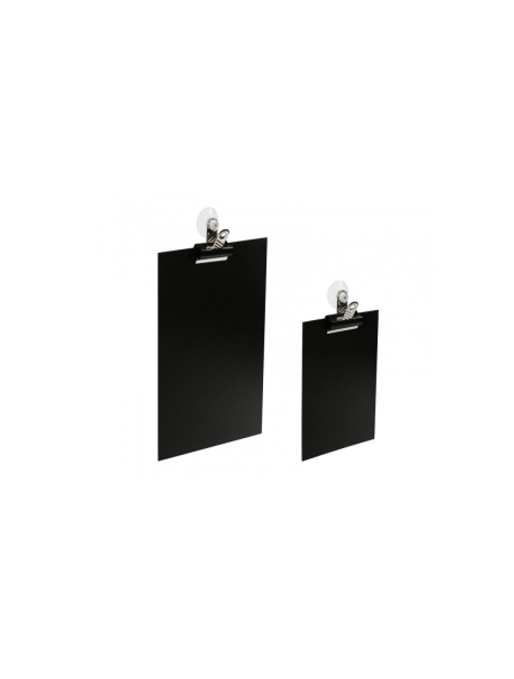 Etalage krijtbord met bulldog clip