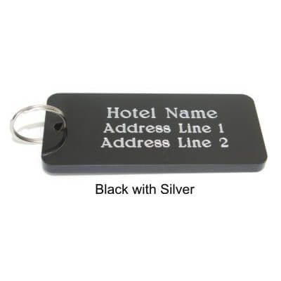 Key Fobs - Engraved Acrylic - 4 Solid Colours - bhma