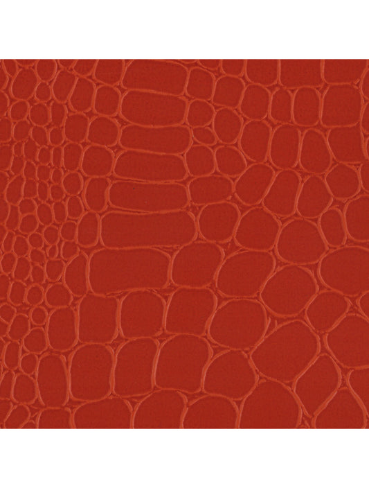 Berlijn Croco Orange Material Swatch